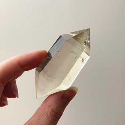 Smokey Citrine DT Point | Double Terminated Crystal Point