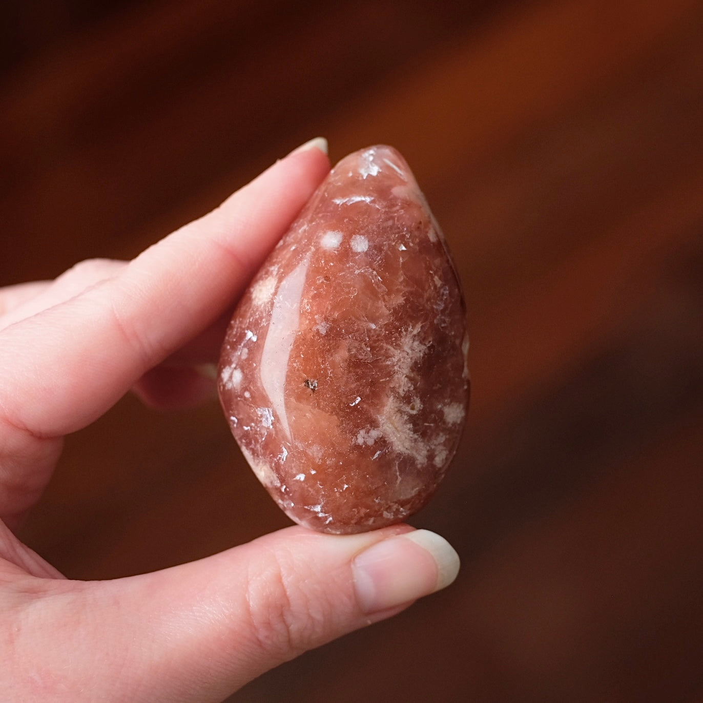 Raspberry Pink Amethyst | Polished Pink Amethyst Crystal Freeform 4