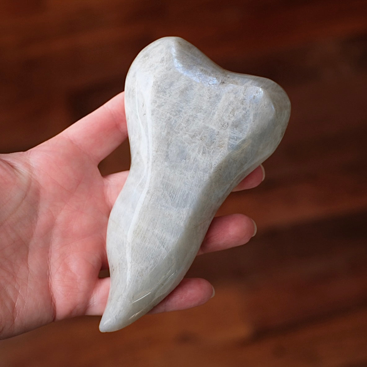 Blue Flash Moonstone Bowl | Crystal Bowl | Crystal Dish