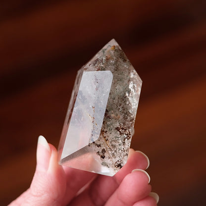 Garden Quartz Point | Lodolite Quartz | Dream Quartz Crystal Tower