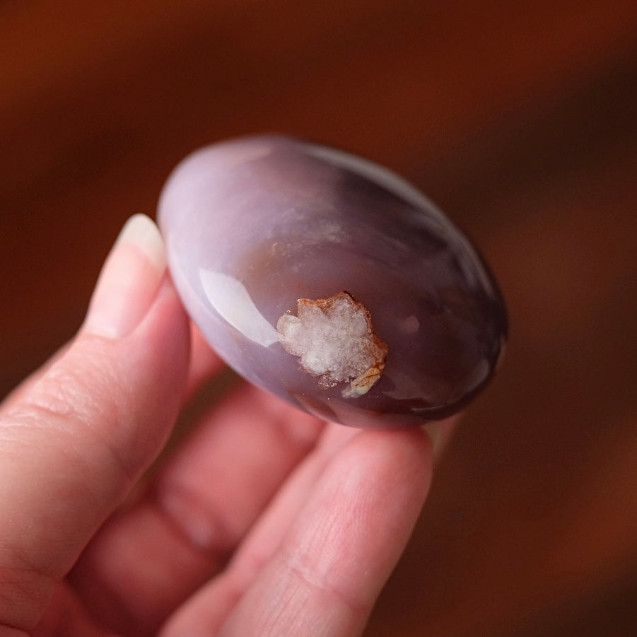 Flower Agate Palm | Flower Agate Crystal Palm Stone