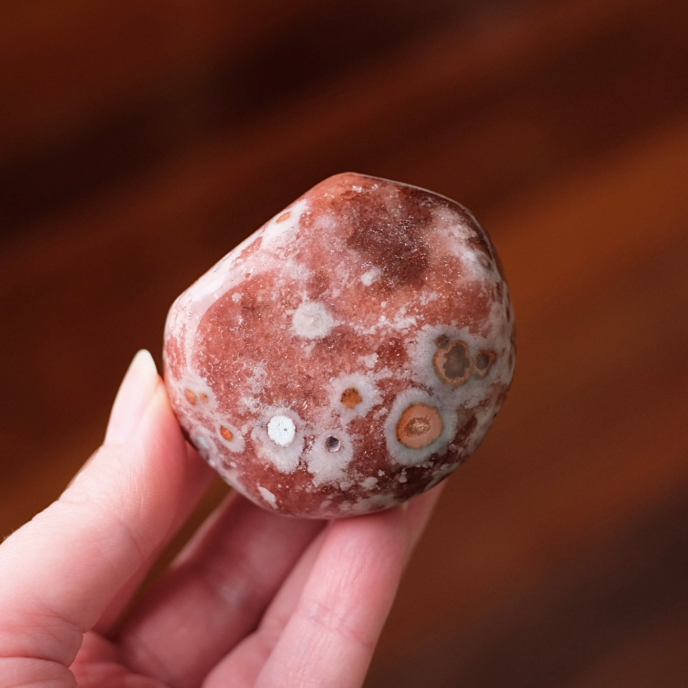 Raspberry Pink Amethyst Geode | Polished Pink Amethyst Crystal Specimen 6