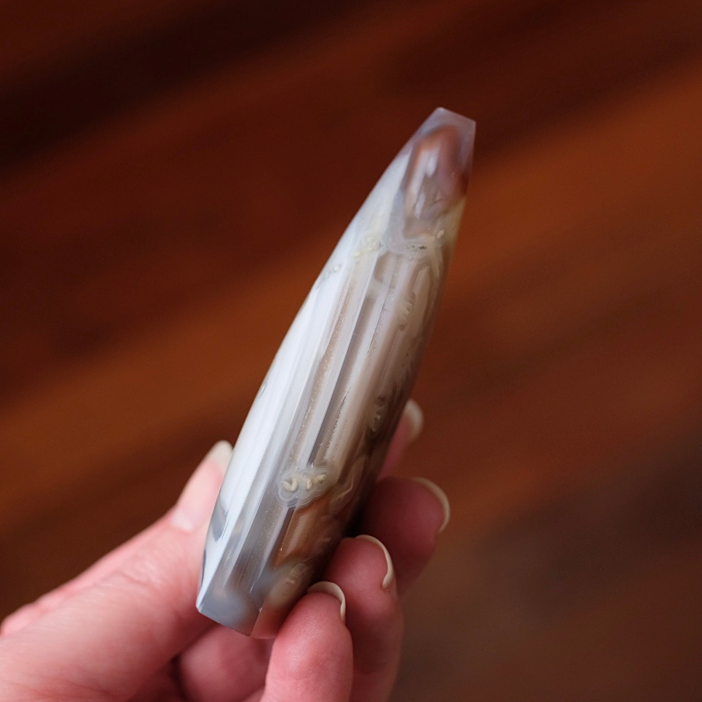 Swazi Agate Freeform | Mozambique Agate Crystal Flame
