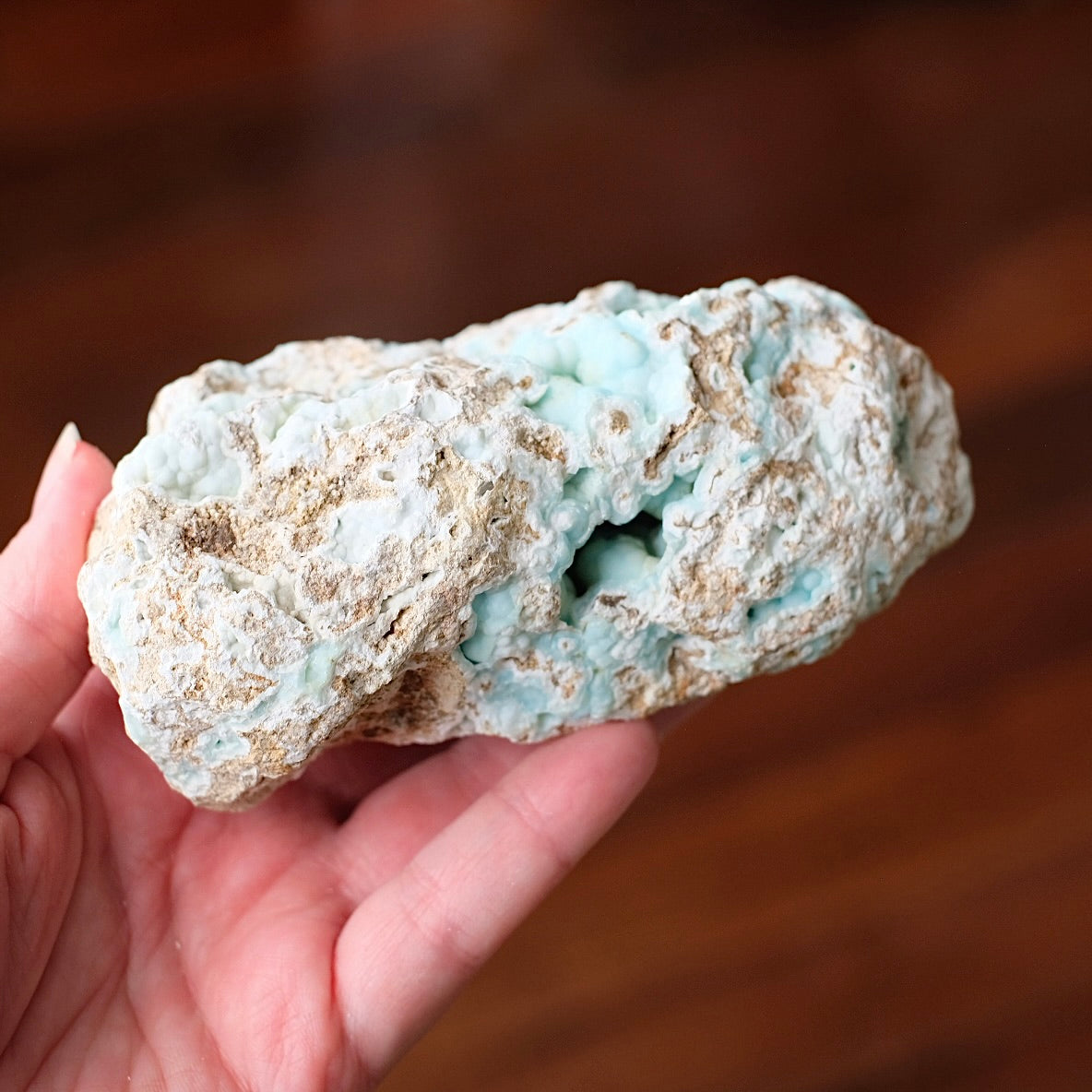 Hemimorphite Specimen | Raw Hemimorphite Crystal Cluster