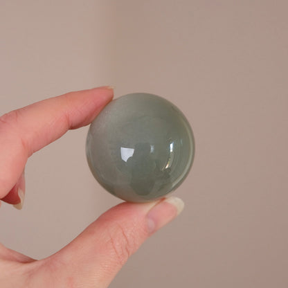 Sage Moonstone Sphere | Green Moonstone Crystal Sphere