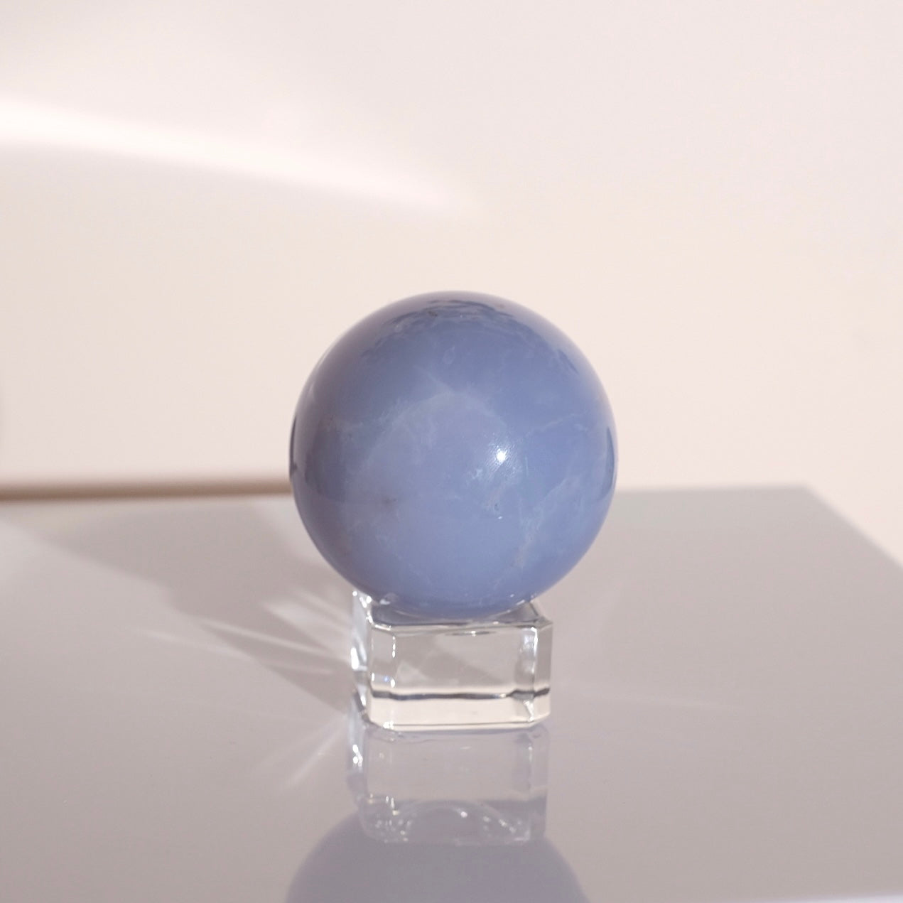 Blue Chalcedony Sphere | Chalcedony Crystal Sphere