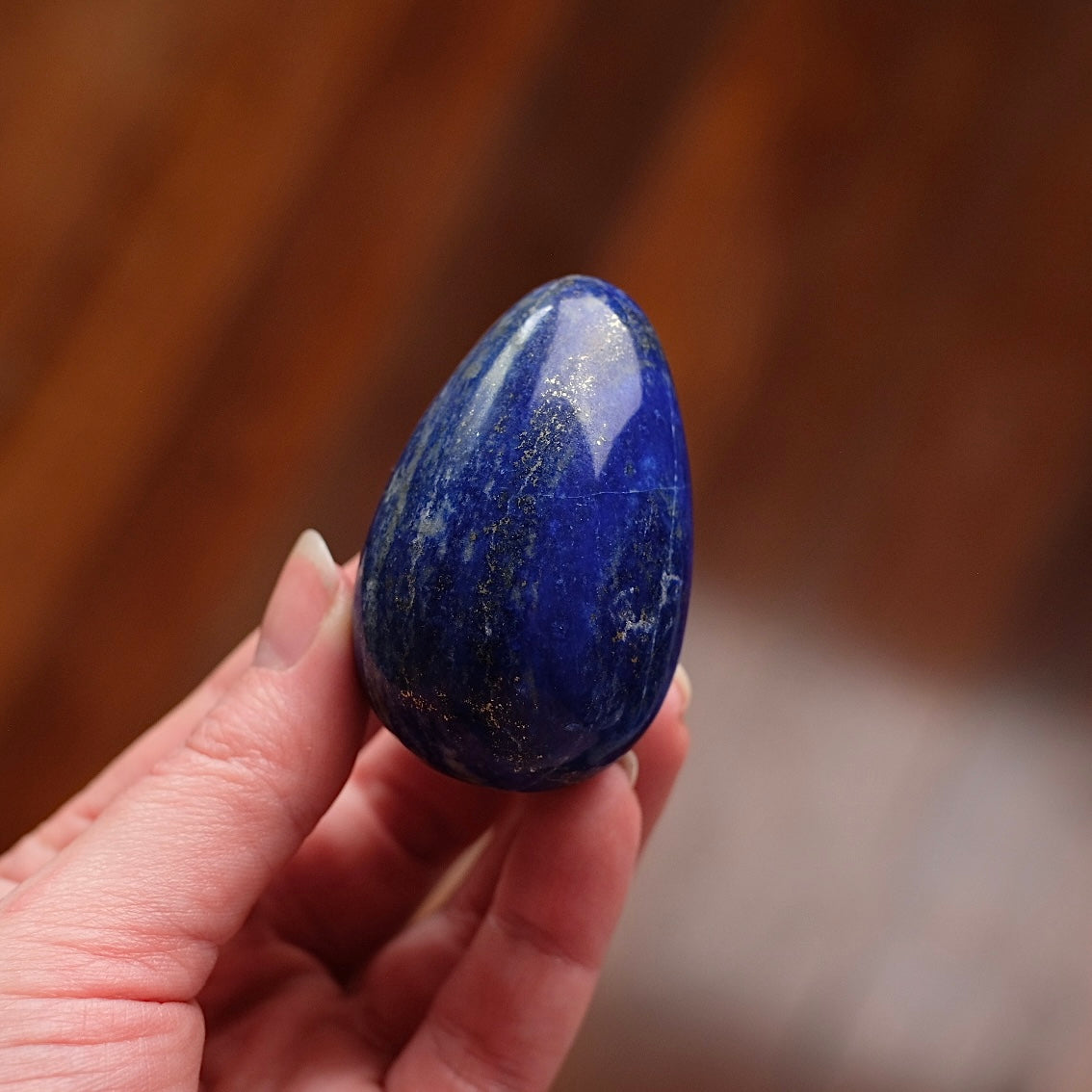High Quality Lapis Lazuli Egg | Crystal Egg Carving
