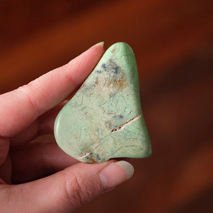 Lime Magnesite | Lemon Chrysoprase Crystal Freeform