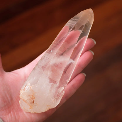 XL Scarlet Temple Lemurian Quartz Point | Pink Lemurian Seed Crystal