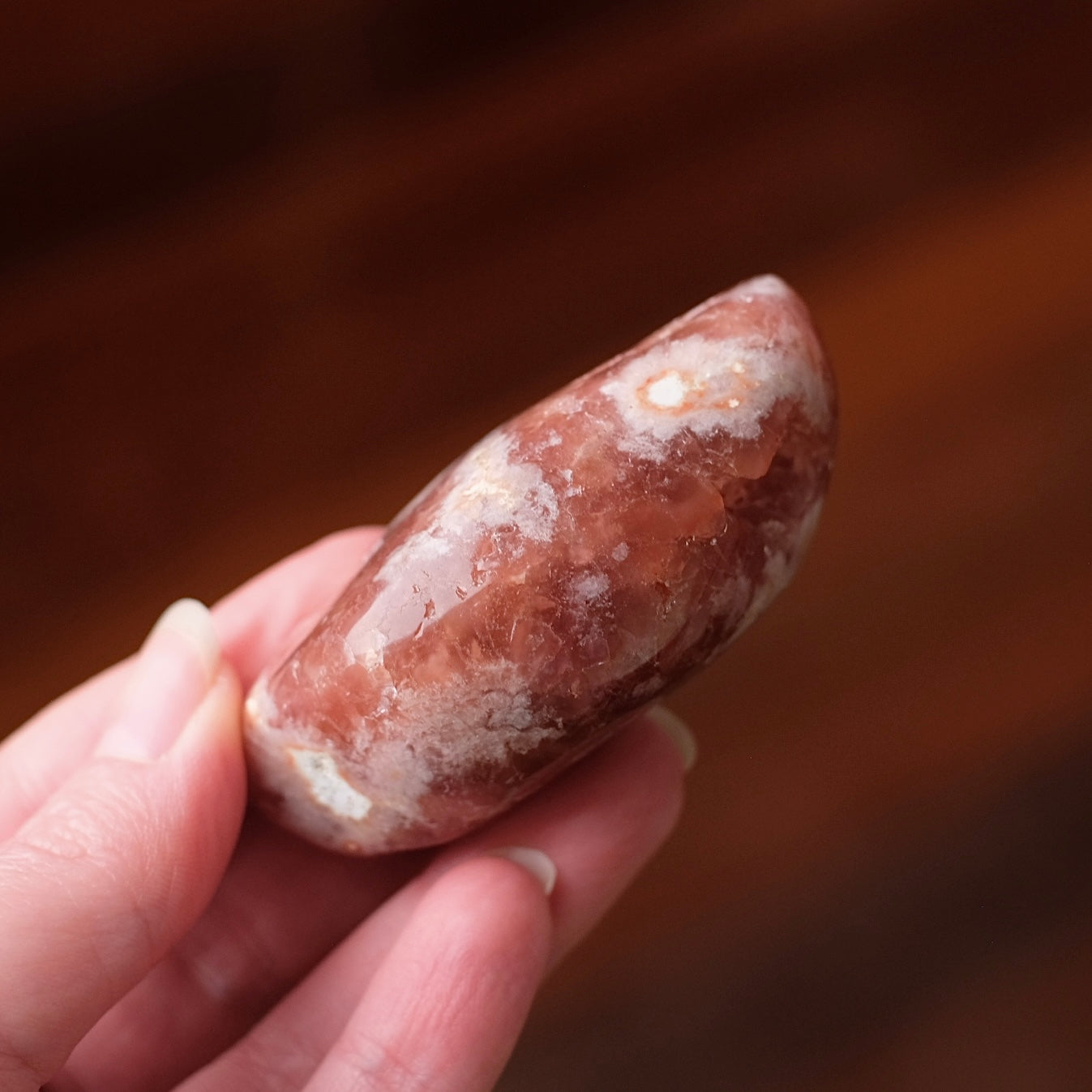 Raspberry Pink Amethyst Geode | Polished Pink Amethyst Crystal Specimen 14