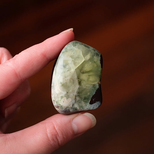 Australian Prehnite Freeform | Polished Prehnite Crystal