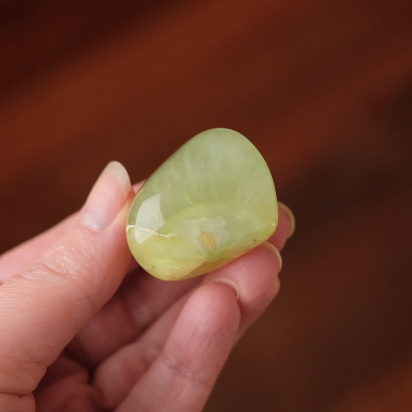 Australian Prehnite Freeform | Polished Prehnite Crystal