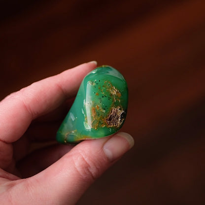Australian Chrysoprase Freeform | Polished Chrysoprase Crystal