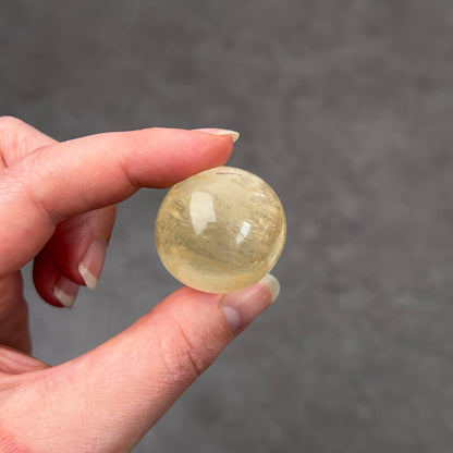 Honey Calcite Sphere | Golden Optical Calcite Crystal Sphere