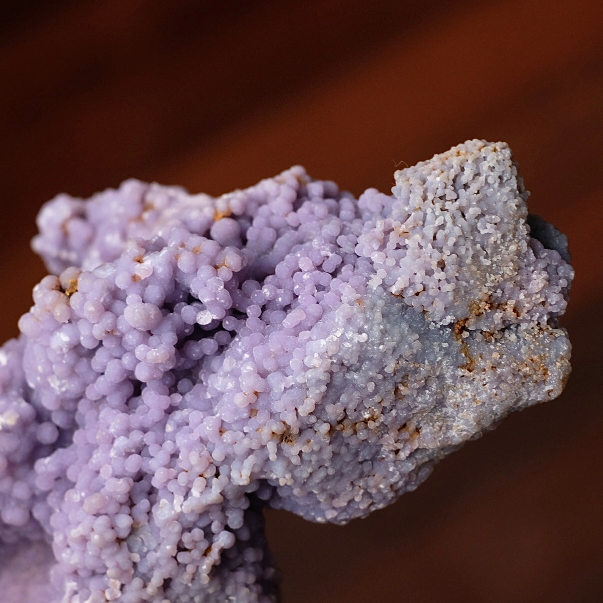 Druzy Grape Agate Crystal | Purple Botryoidal Chalcedony Crystal Specimen