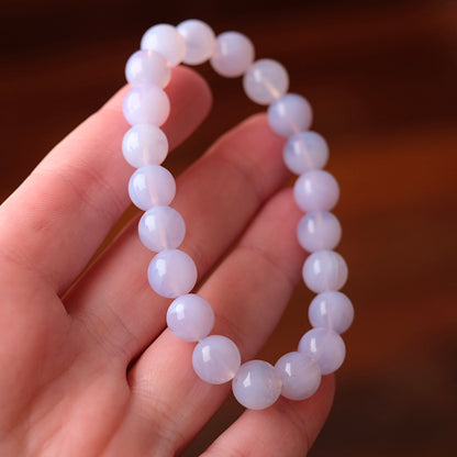 Lavender Moon Quartz Bracelet | Crystal Stretch Bracelet