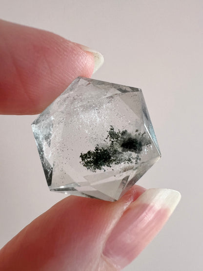 Chlorite Quartz Hexagon | Crystal Jewel | Star of David