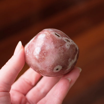 Raspberry Pink Amethyst | Polished Pink Amethyst Crystal Freeform 8