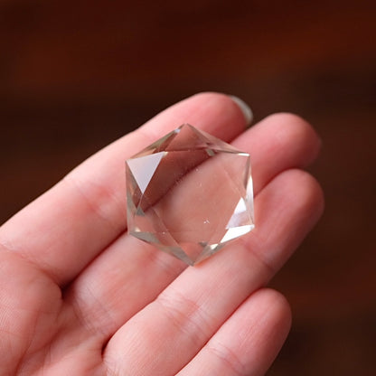 Smokey Quartz Hexagon | Crystal Jewel | Star of David