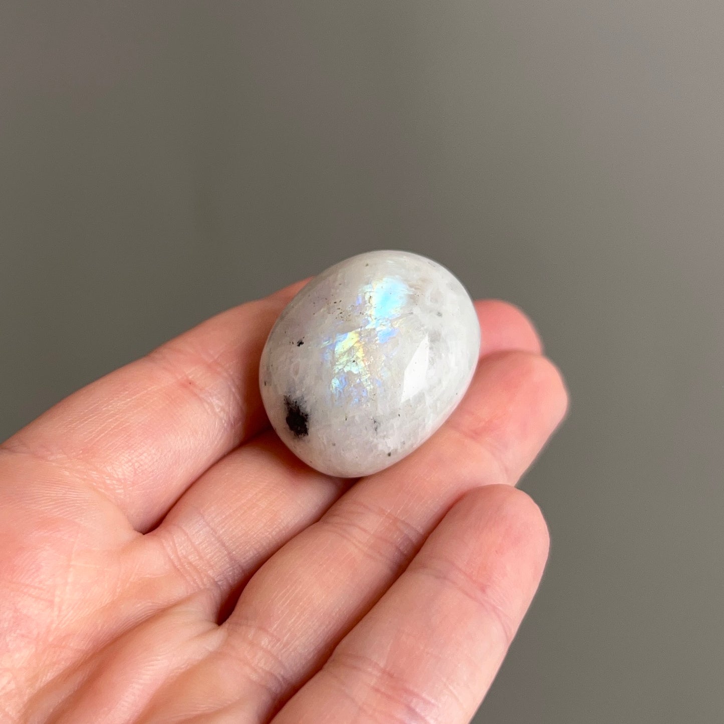 Rainbow Moonstone Tumble | Blue Moonstone Tumbled Crystal