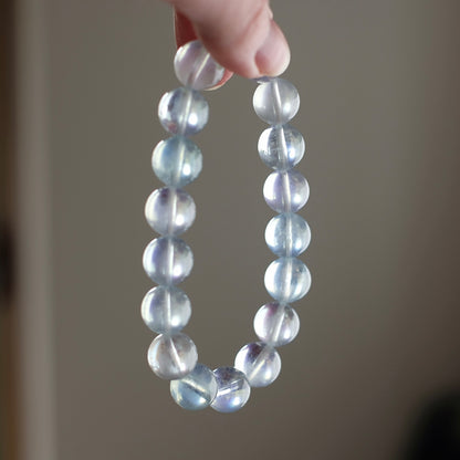 Icy Aquamarine Bracelet | Crystal Stretch Bracelet