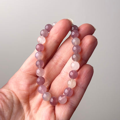Rose Quartz Bracelet | Crystal Stretch Bracelet