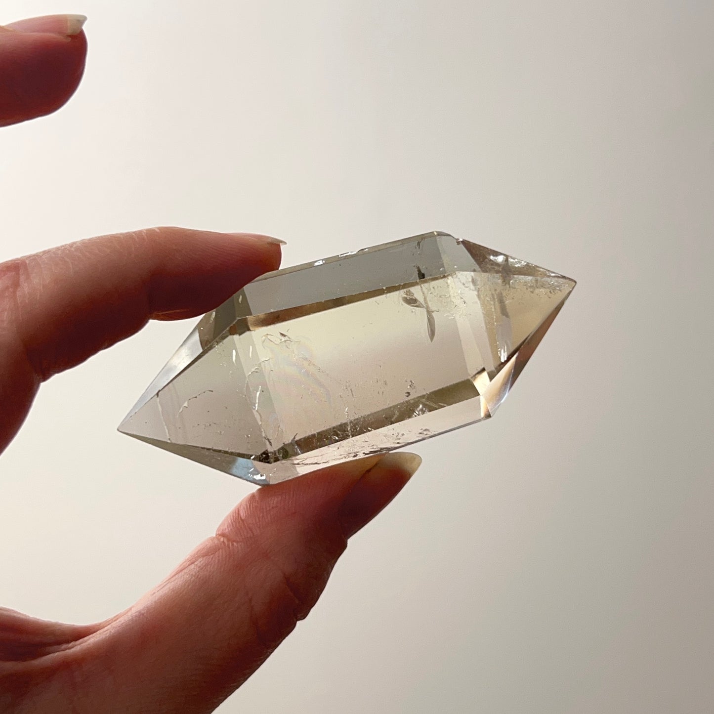 Smokey Citrine DT Point | Double Terminated Crystal Point