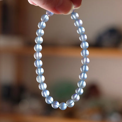Aquamarine Bracelet | Blue Aquamarine Crystal Bracelet