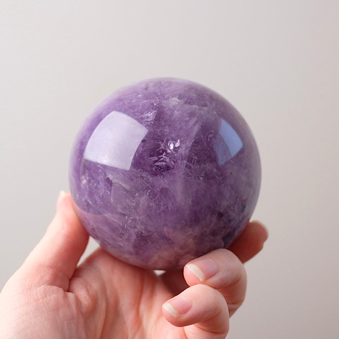 Large Amethyst Sphere | Amethyst Crystal Sphere