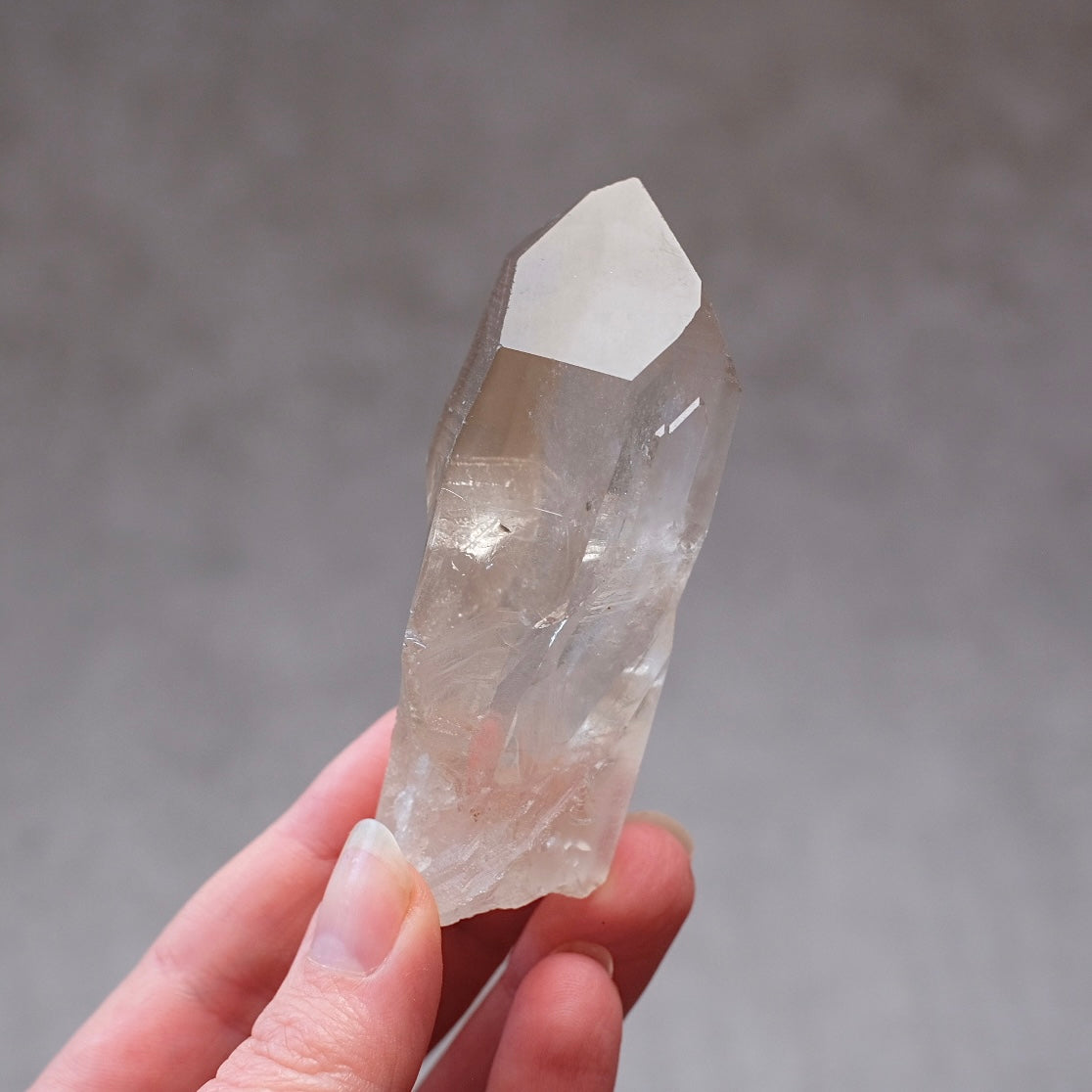 Smokey Lemurian Quartz Point | Lemurian Crystal Point With Keys