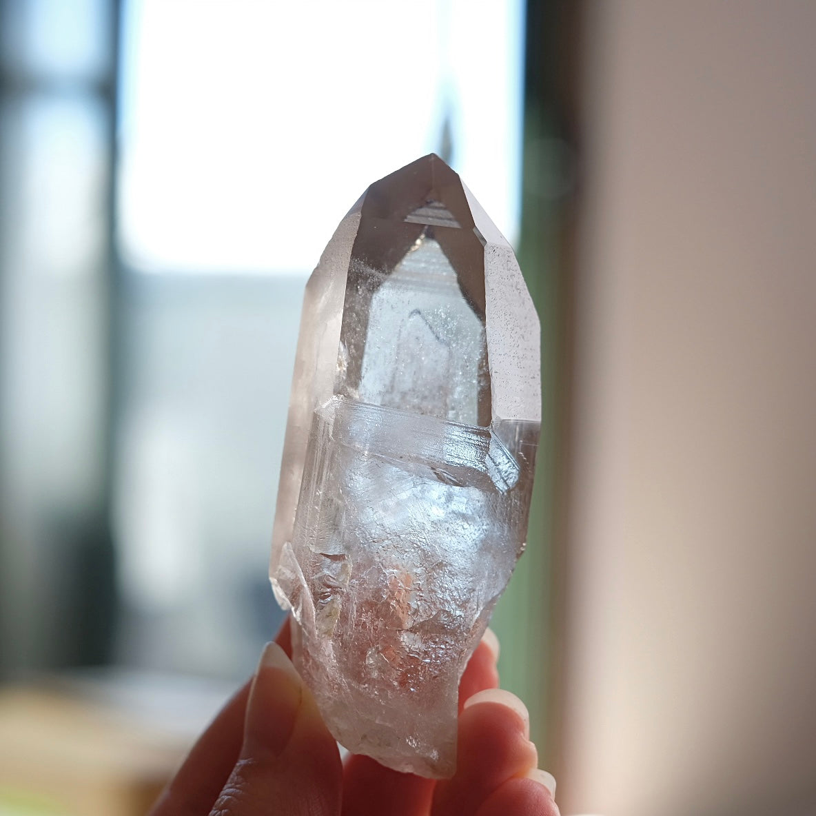 Smokey Lemurian Quartz Point | Lemurian Crystal Point With Keys
