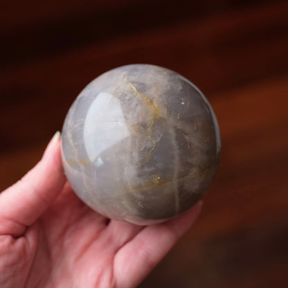 Blue Rose Quartz Sphere | Rose Quartz Crystal Sphere