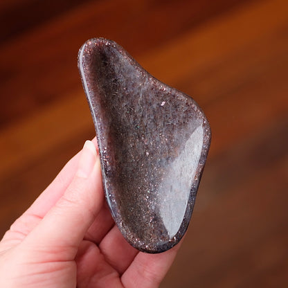 Bloodshot Iolite Bowl | Sunstone & Iolite Crystal Dish