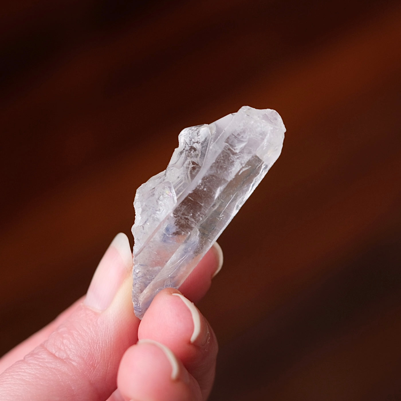 Dumortierite in Quartz Specimen | Quartz Crystal Point
