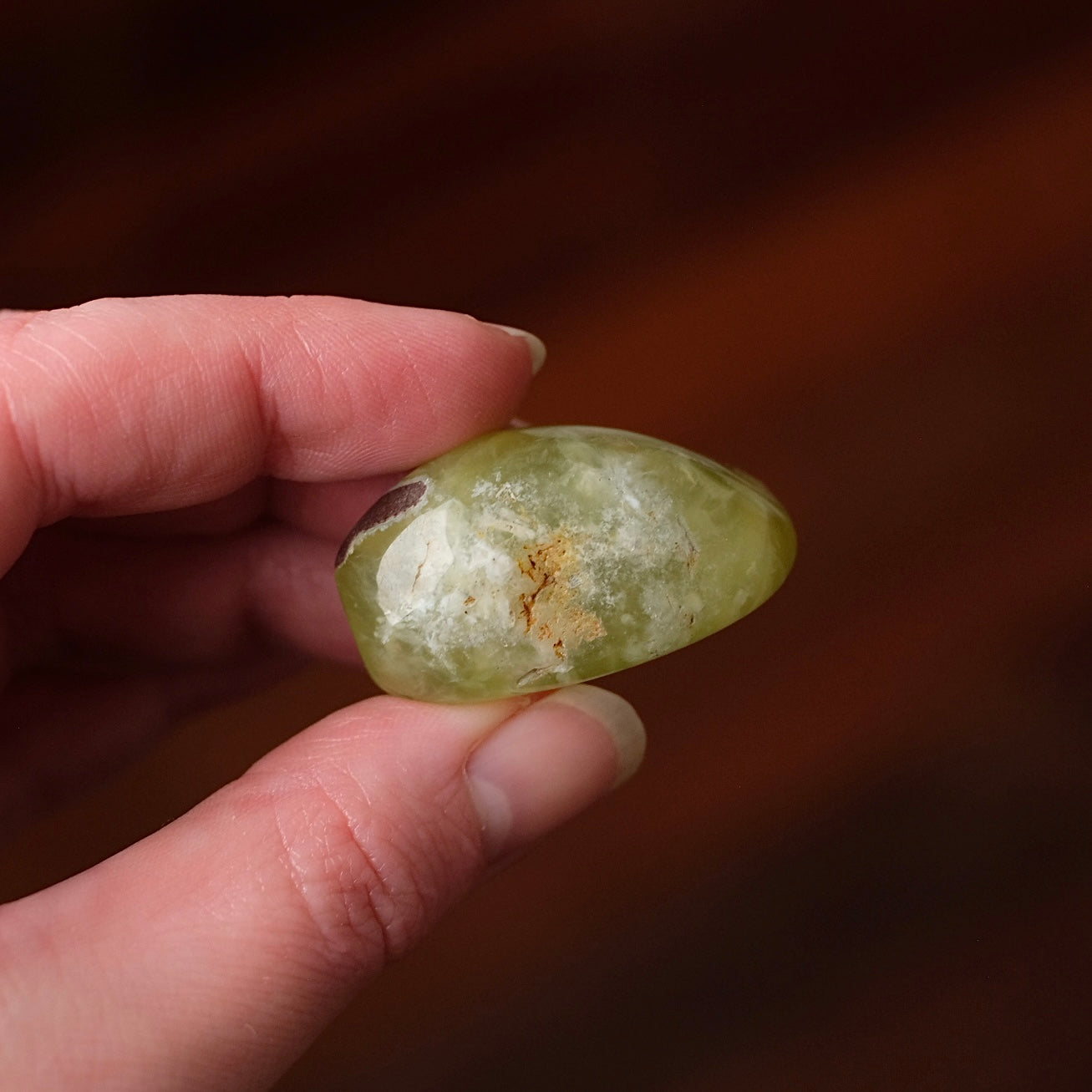 Australian Prehnite Freeform | Polished Prehnite Crystal
