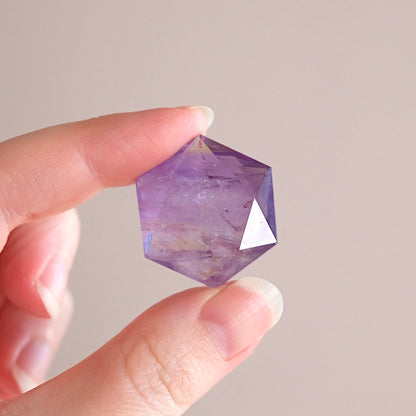 Amethyst Hexagon | Crystal Jewel | Star of David