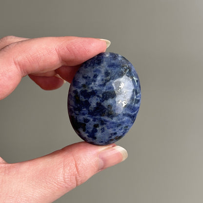 Sodalite Palm | Blue Sodalite Crystal Palm Stone