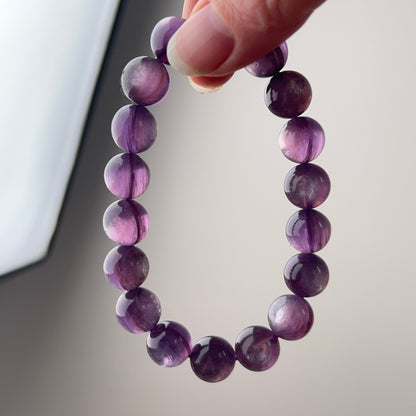 Gem Lepidolite Bracelet | High Quality Gem Lepidolite Stretch Bracelet