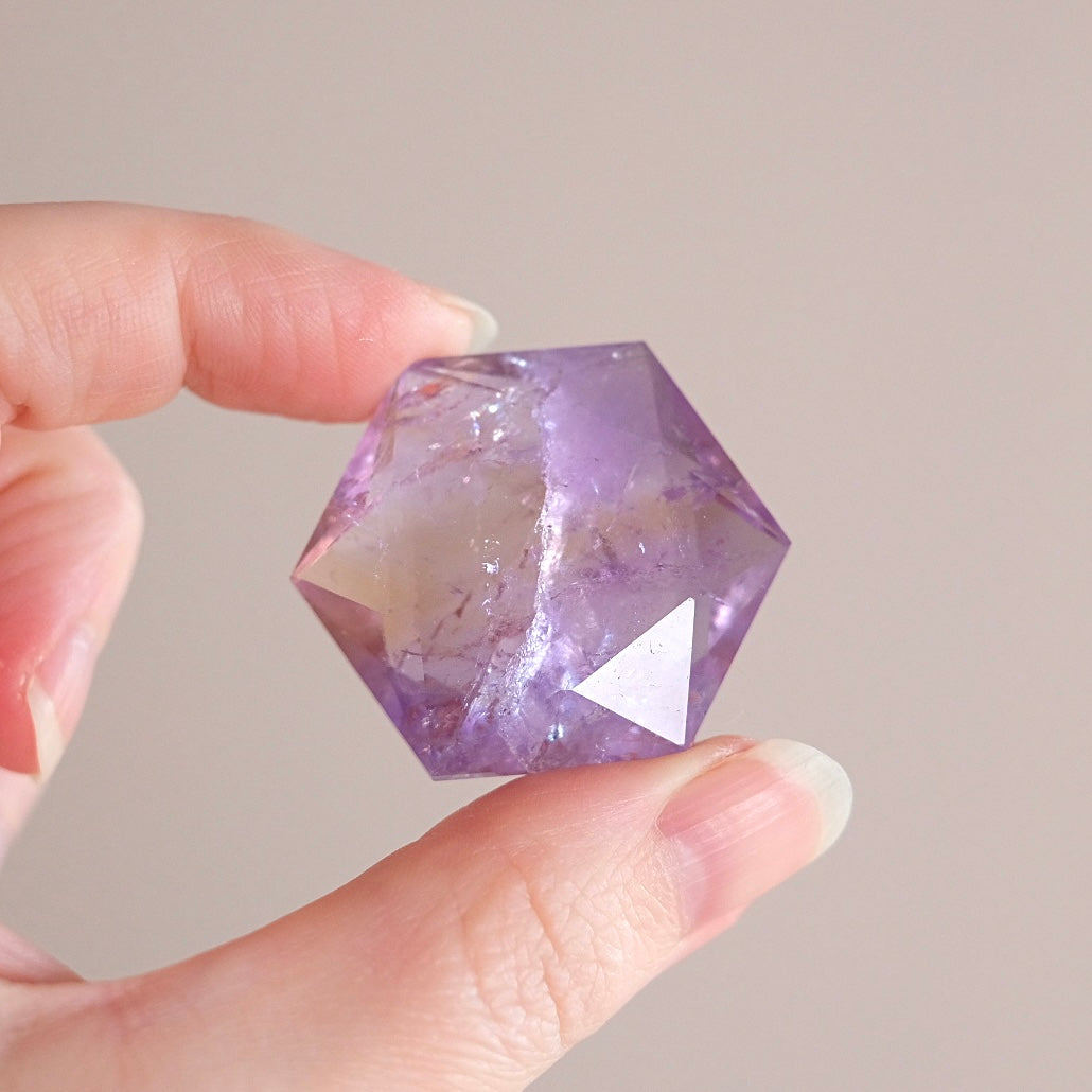Ametrine Hexagon | Crystal Jewel | Star of David