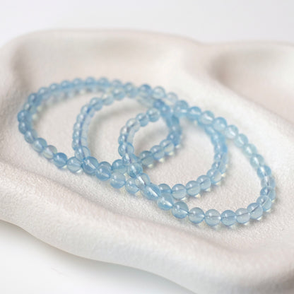 Aquamarine Bracelet | Blue Aquamarine Crystal Bracelet
