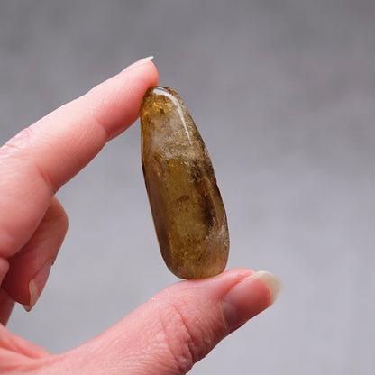 Natural Citrine Pocket Stone | African Citrine Crystal