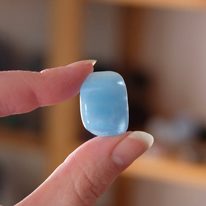 Aquamarine Tumble | Blue Beryl Tumbled Crystal