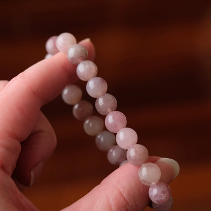 Lavender Rose Quartz Bracelet | Crystal Stretch Bracelet