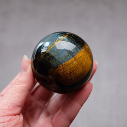 Blue Tiger Eye Sphere | Hawks Eye Crystal Sphere