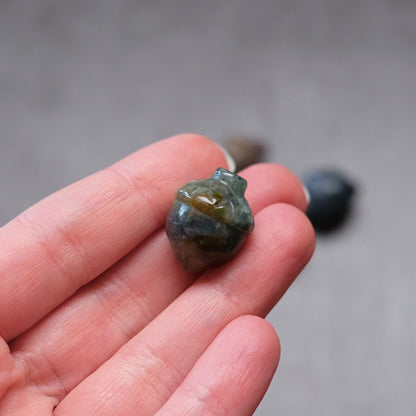Mini Crystal Acorn Carving | Cute Crystal Carvings