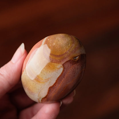 Polychrome Jasper Palm | Jasper Crystal Palmstone