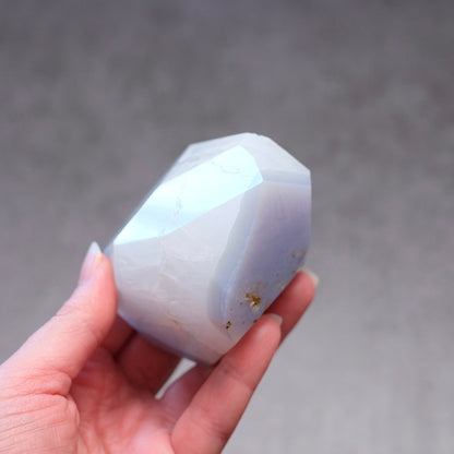 Blue Lace Agate + Quartz Freeform | Blue Lace Agate Crystal