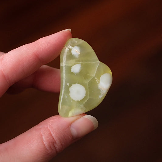 Australian Prehnite Freeform | Polished Prehnite Crystal