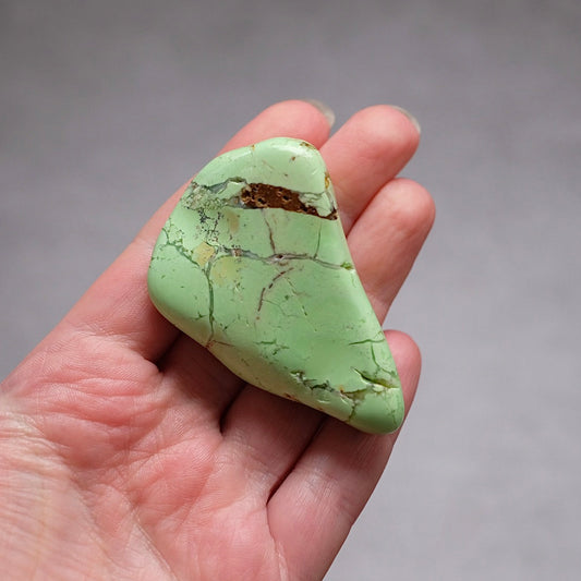 Lime Magnesite | Lemon Chrysoprase Crystal Freeform