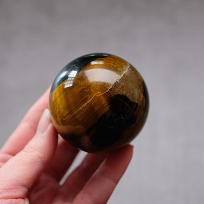 Blue Tiger Eye Sphere | Hawks Eye Crystal Sphere